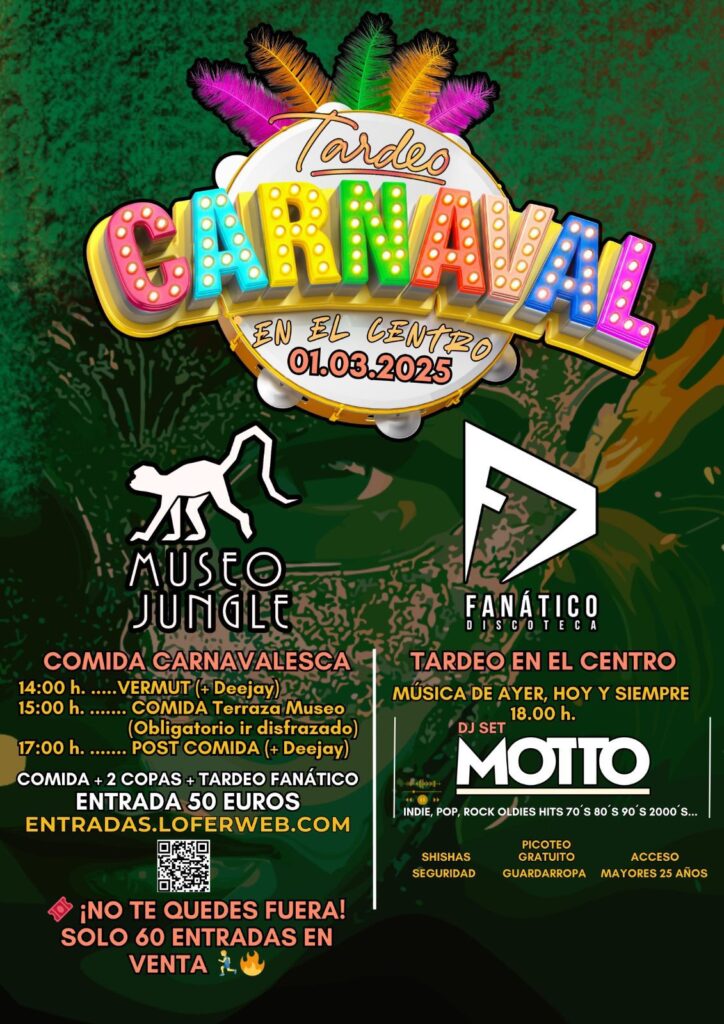 tardeo de carnaval en el Centro