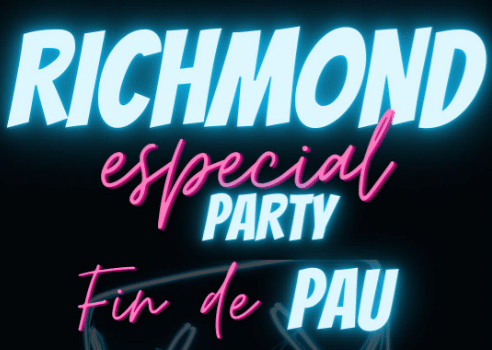 Richmond Especial Party Fin de Pau Graduaciones portada